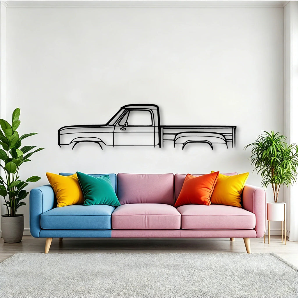 Warlock 1980 Classic Silhouette Metal Wall Art - Tinvibe