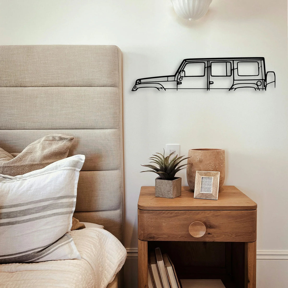 Wrangler 2016 Classic Silhouette Metal Wall Art - Tinvibe