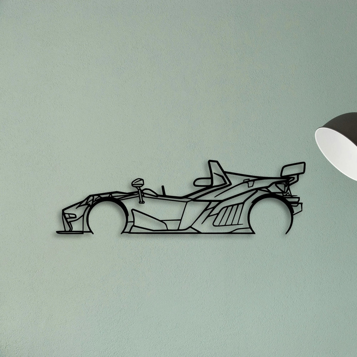 X BOW Classic Silhouette Metal Wall Art - Tinvibe