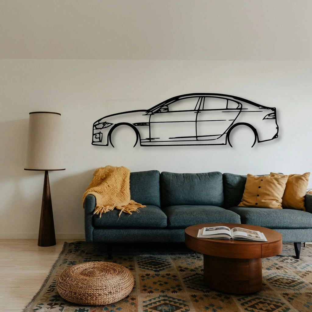 XE 2016 Classic Silhouette Metal Wall Art - Tinvibe