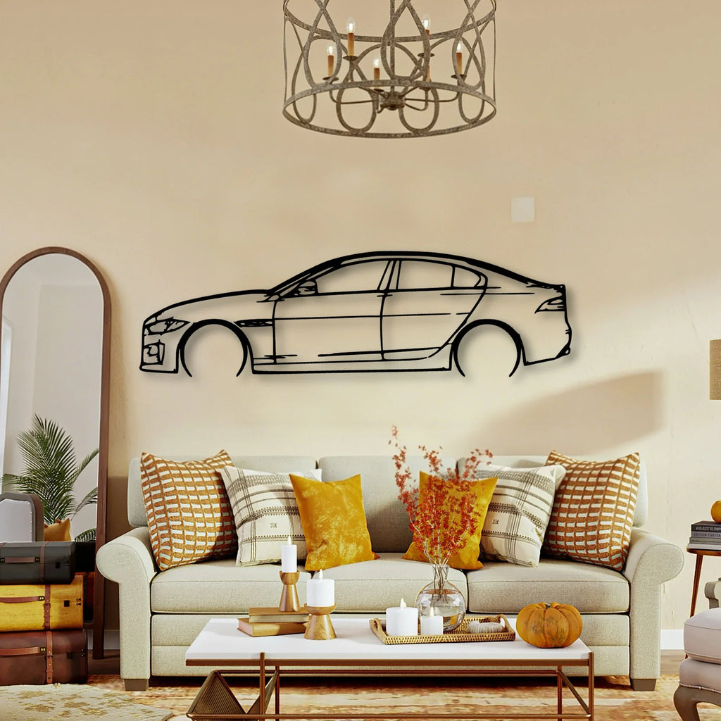 XE 2016 Classic Silhouette Metal Wall Art - Tinvibe