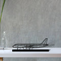a320-cfm56 Silhouette Metal Art Stand - Tinvibe