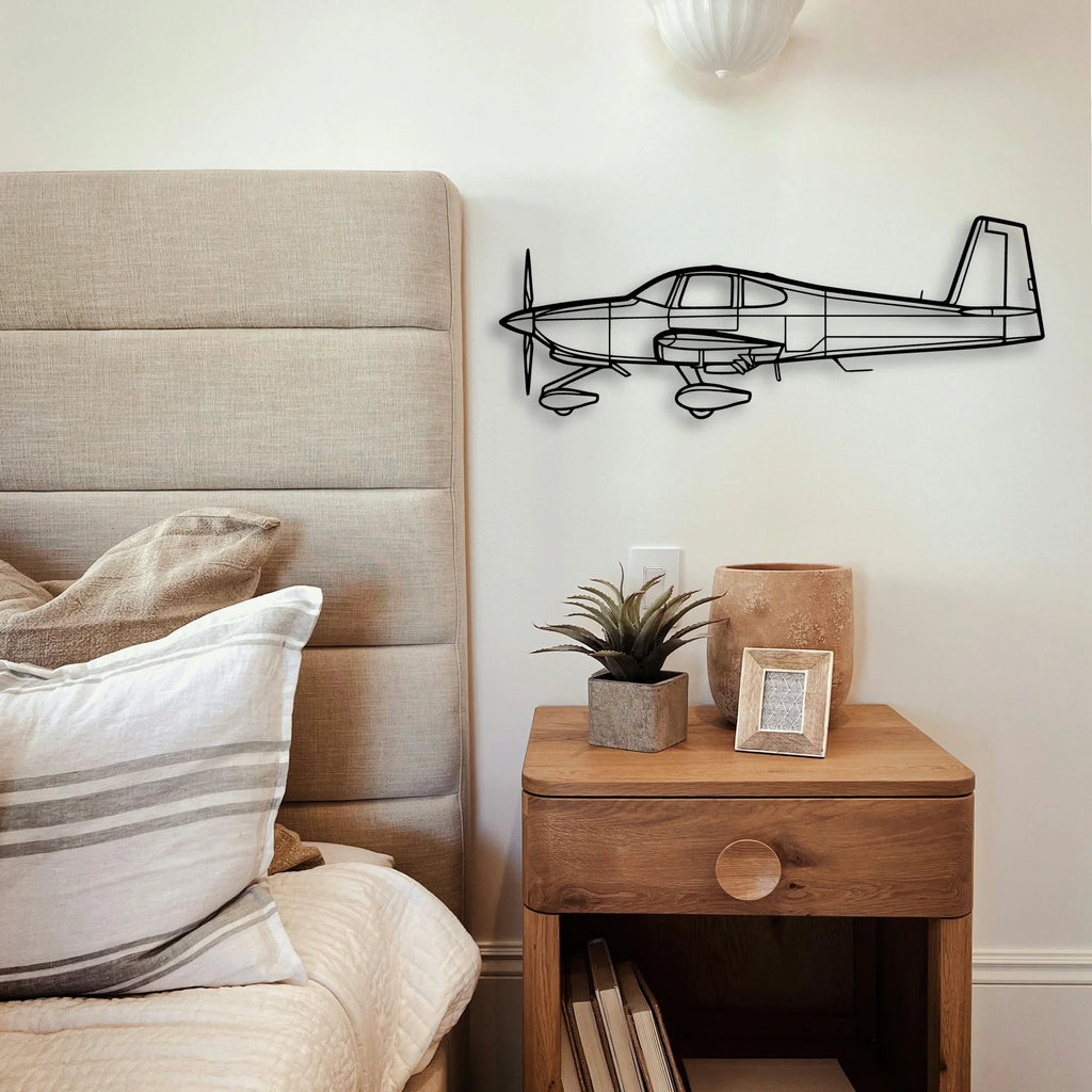 B60 Duke Classic Aircraft Silhouette Metal Wall Art - Tinvibe