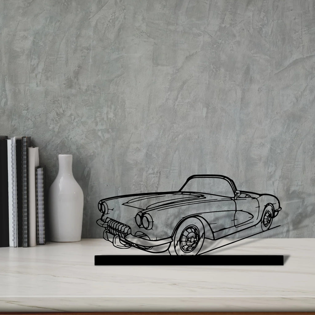 c1-1960-2 Silhouette Metal Art Stand - Tinvibe