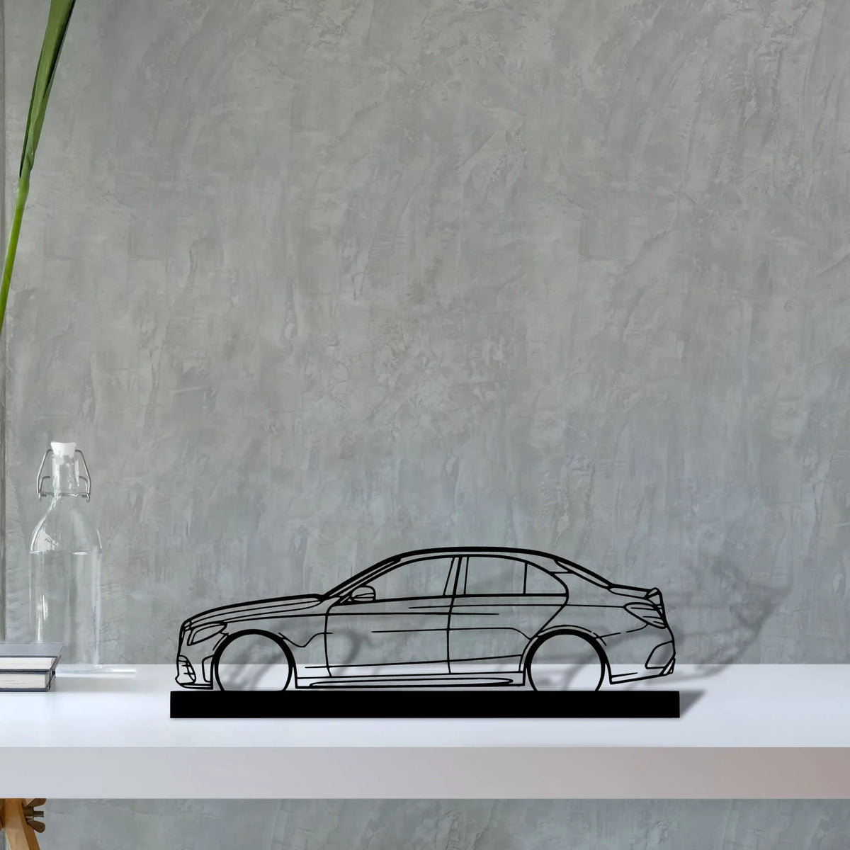c43amg Silhouette Metal Art Stand - Tinvibe