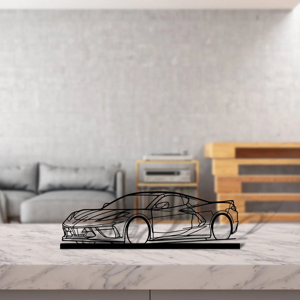 c8-3 Silhouette Metal Art Stand - Tinvibe