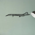 DA62 Classic Aircraft Silhouette Metal Wall Art - Tinvibe