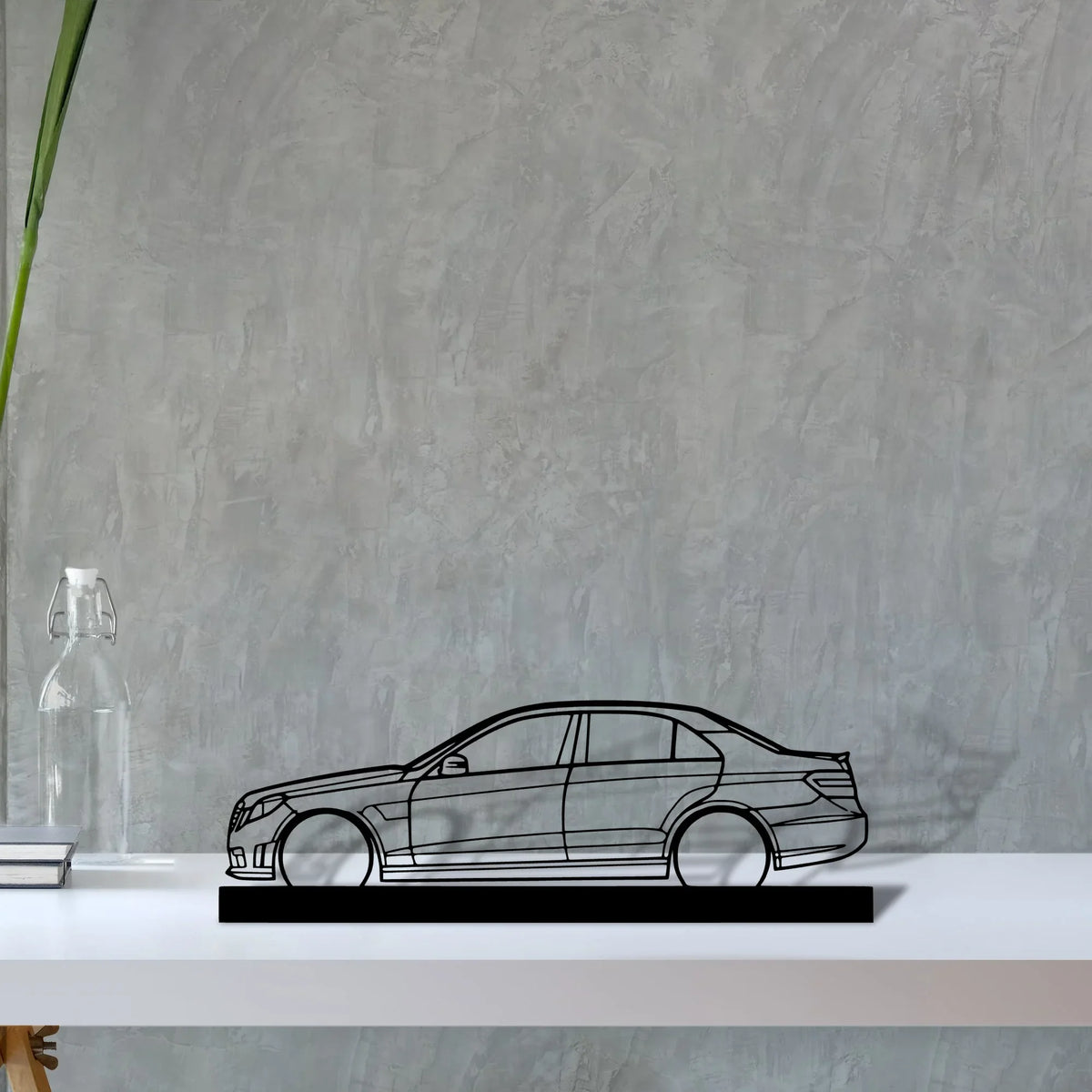 e63-amg Silhouette Metal Art Stand - Tinvibe