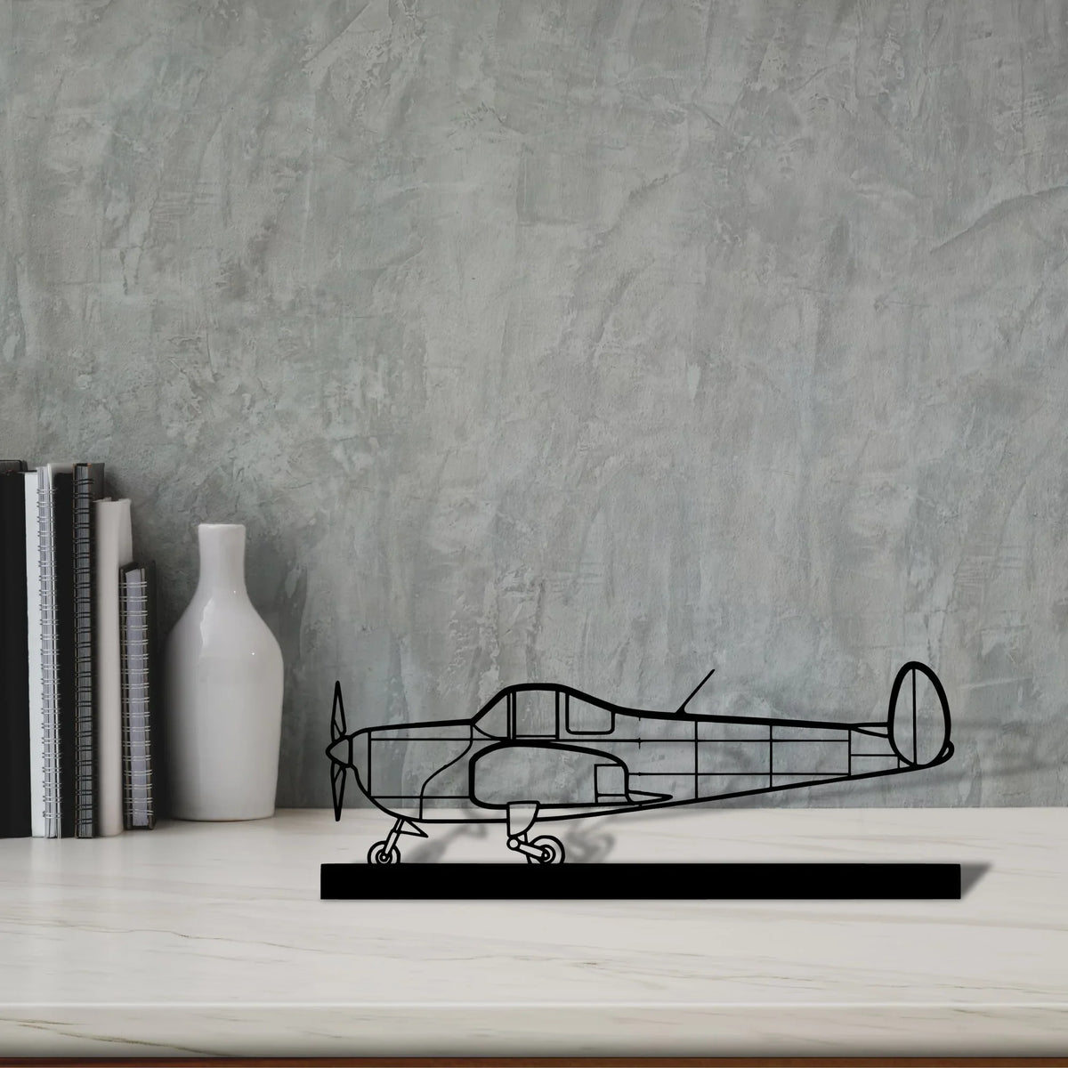 ercoupe-415-c Silhouette Metal Art Stand - Tinvibe