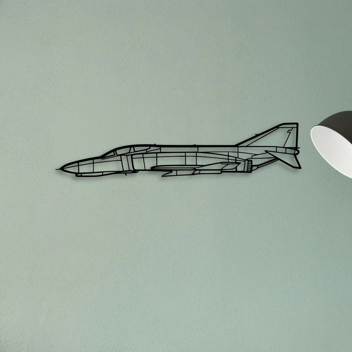 Evolution Classic Aircraft Silhouette Metal Wall Art - Tinvibe