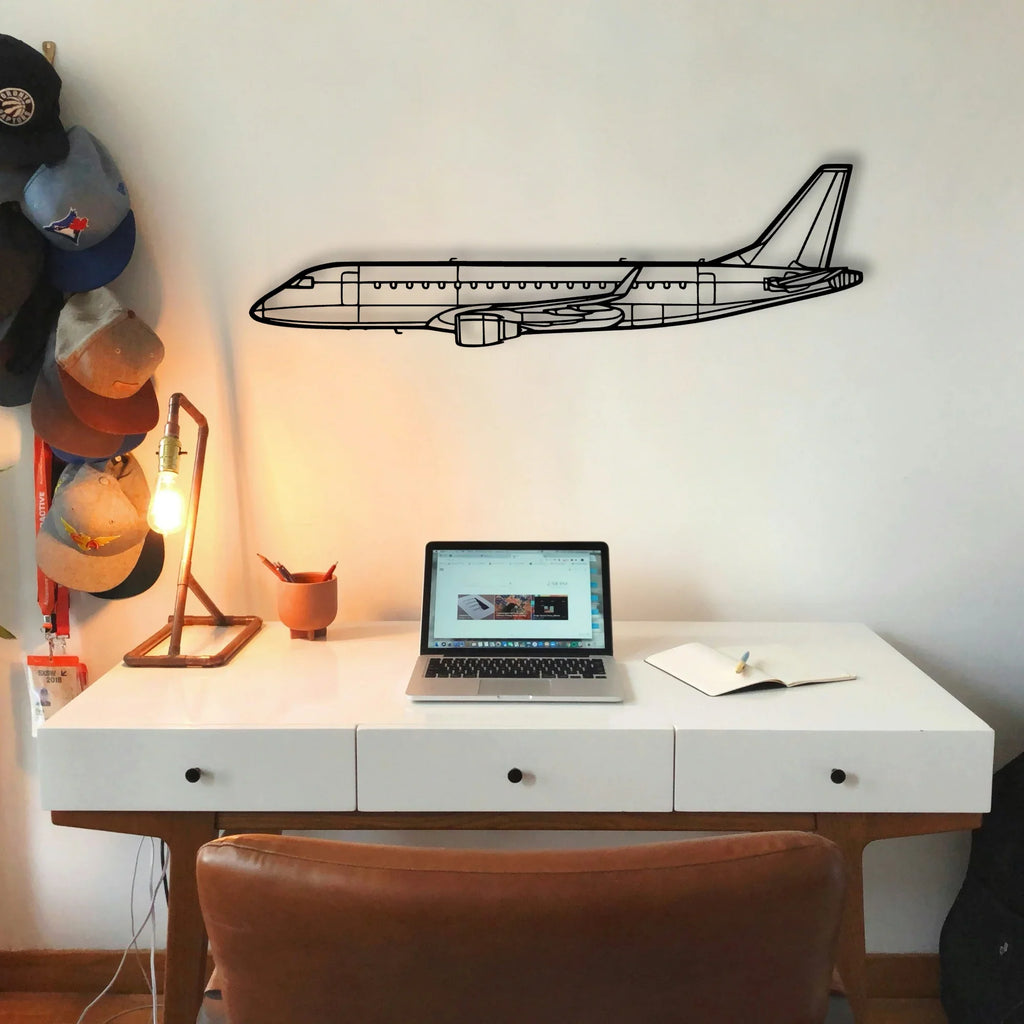 F 4E Phantom Classic Aircraft Silhouette Metal Wall Art - Tinvibe