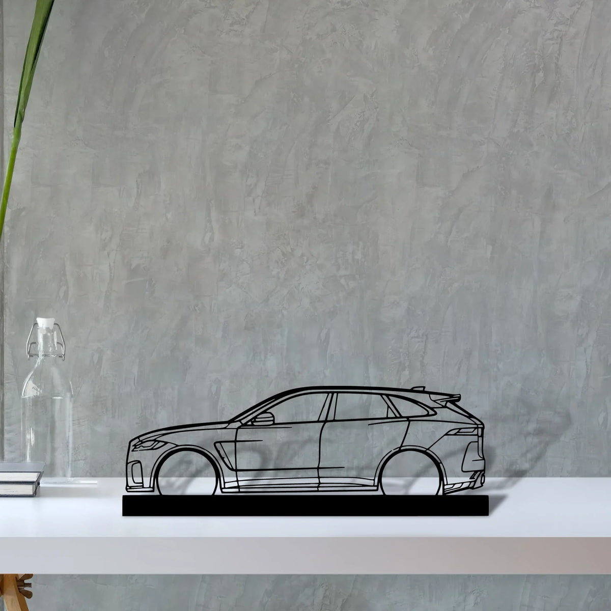 f-pace-svr Silhouette Metal Art Stand - Tinvibe