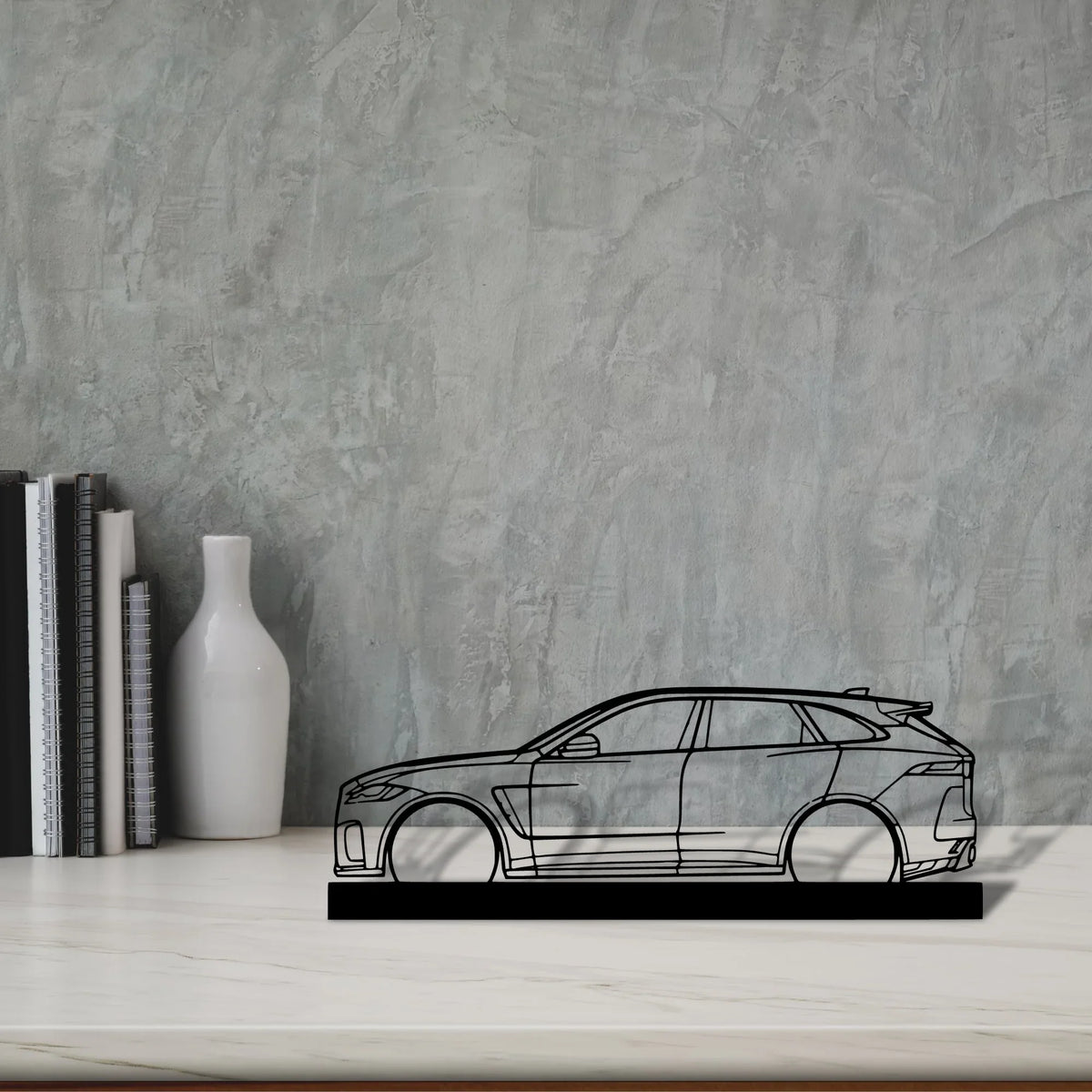 f-pace-svr Silhouette Metal Art Stand - Tinvibe