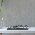 f1-2022-mercedes Silhouette Metal Art Stand - Tinvibe