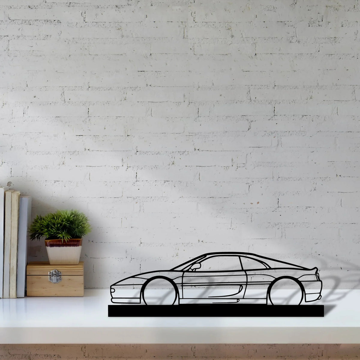 f355 Silhouette Metal Art Stand - Tinvibe
