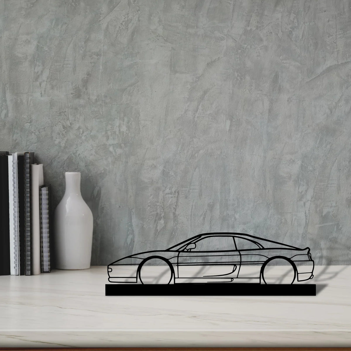 f355 Silhouette Metal Art Stand - Tinvibe