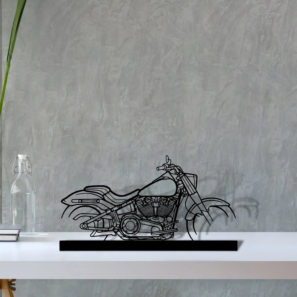 fat-boy Silhouette Metal Art Stand - Tinvibe