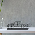 gladiator Silhouette Metal Art Stand - Tinvibe