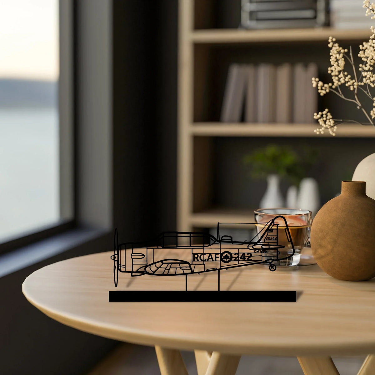 harvard-2 Silhouette Metal Art Stand - Tinvibe