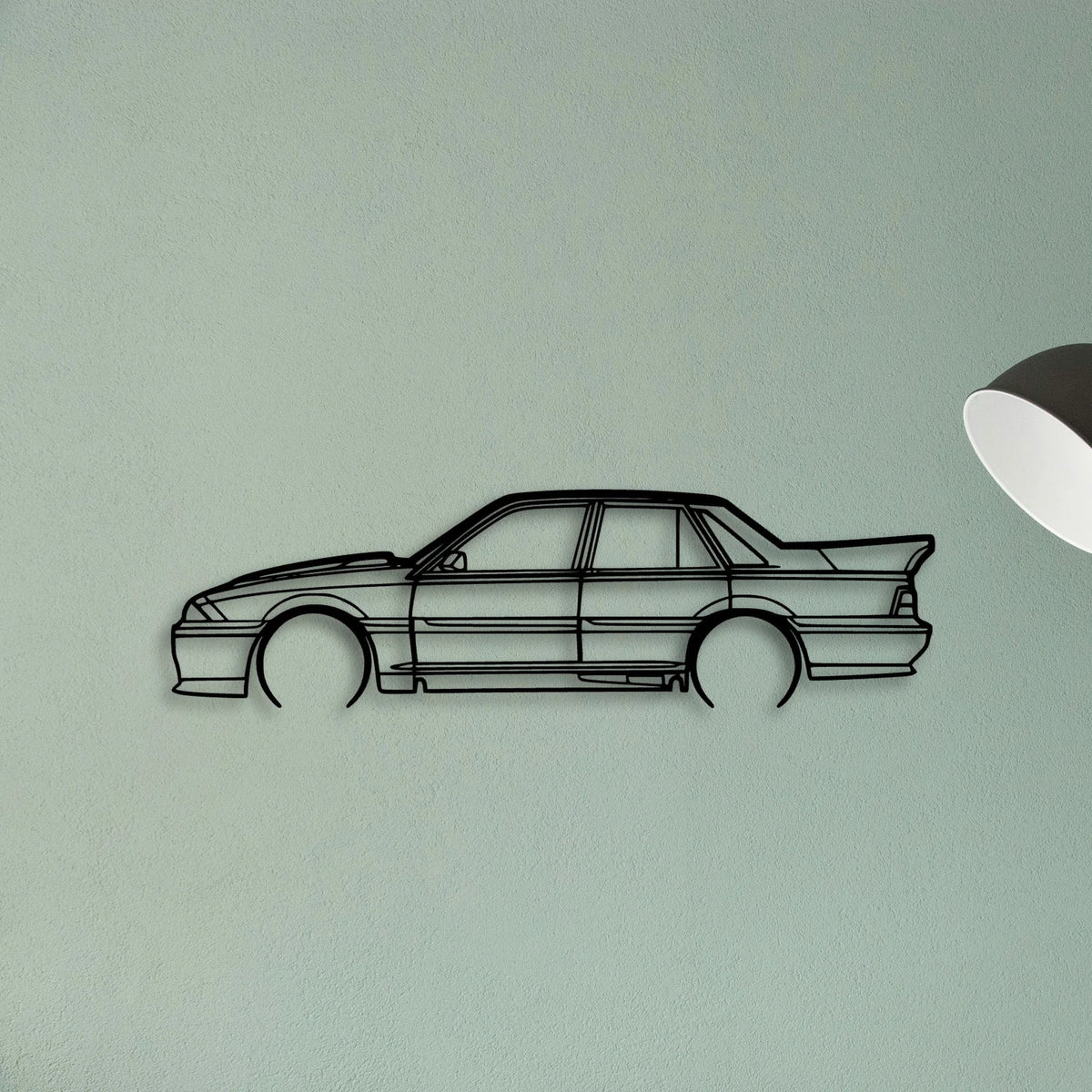 HSV VL SS 1988 Classic Silhouette Metal Wall Art - Tinvibe