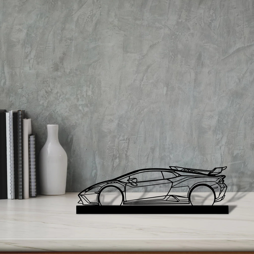 huracan-sto Silhouette Metal Art Stand - Tinvibe
