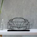 la Silhouette Metal Art Stand - Tinvibe