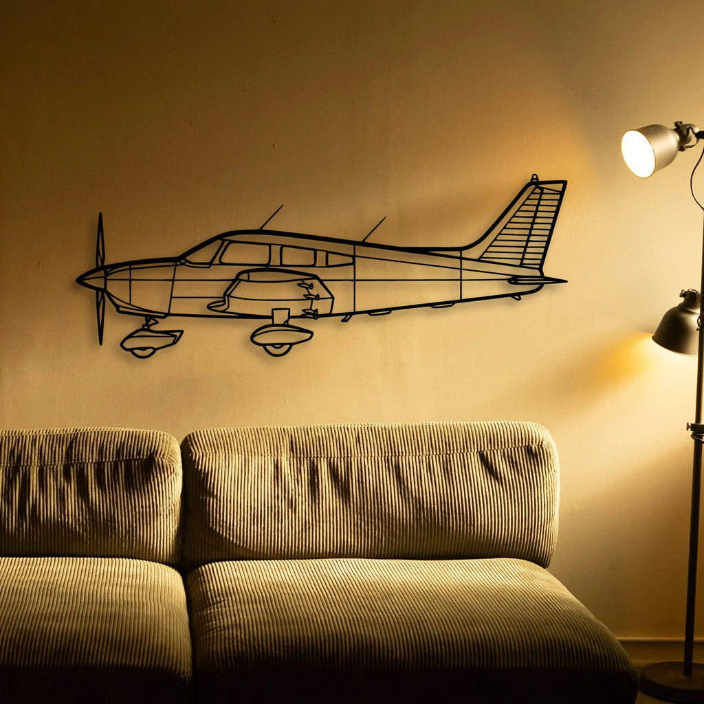 M20K Classic Aircraft Silhouette Metal Wall Art - Tinvibe
