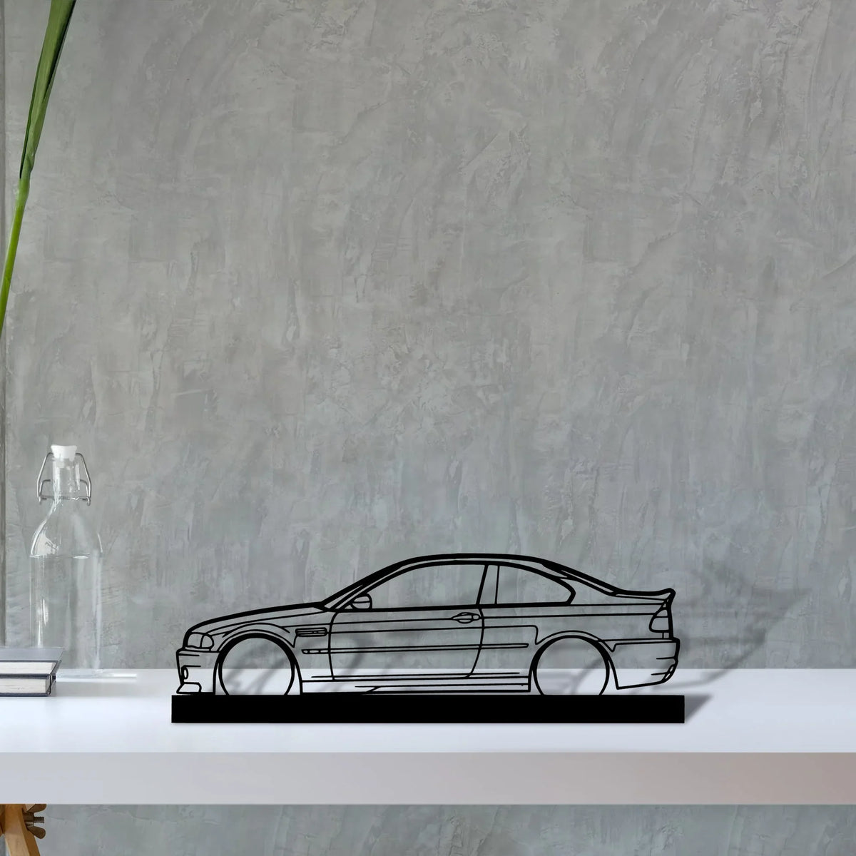 m3-e46-csl Silhouette Metal Art Stand - Tinvibe