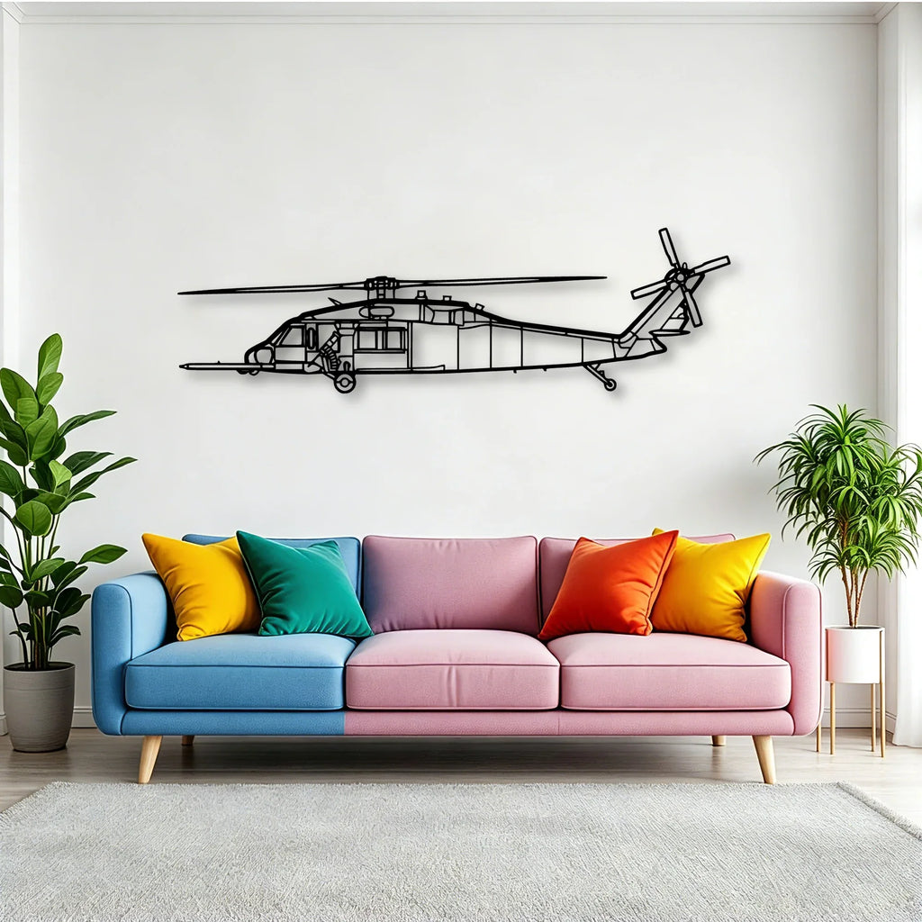 Model 18 Classic Aircraft Silhouette Metal Wall Art - Tinvibe