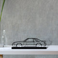 mustang-gt-1985 Silhouette Metal Art Stand - Tinvibe