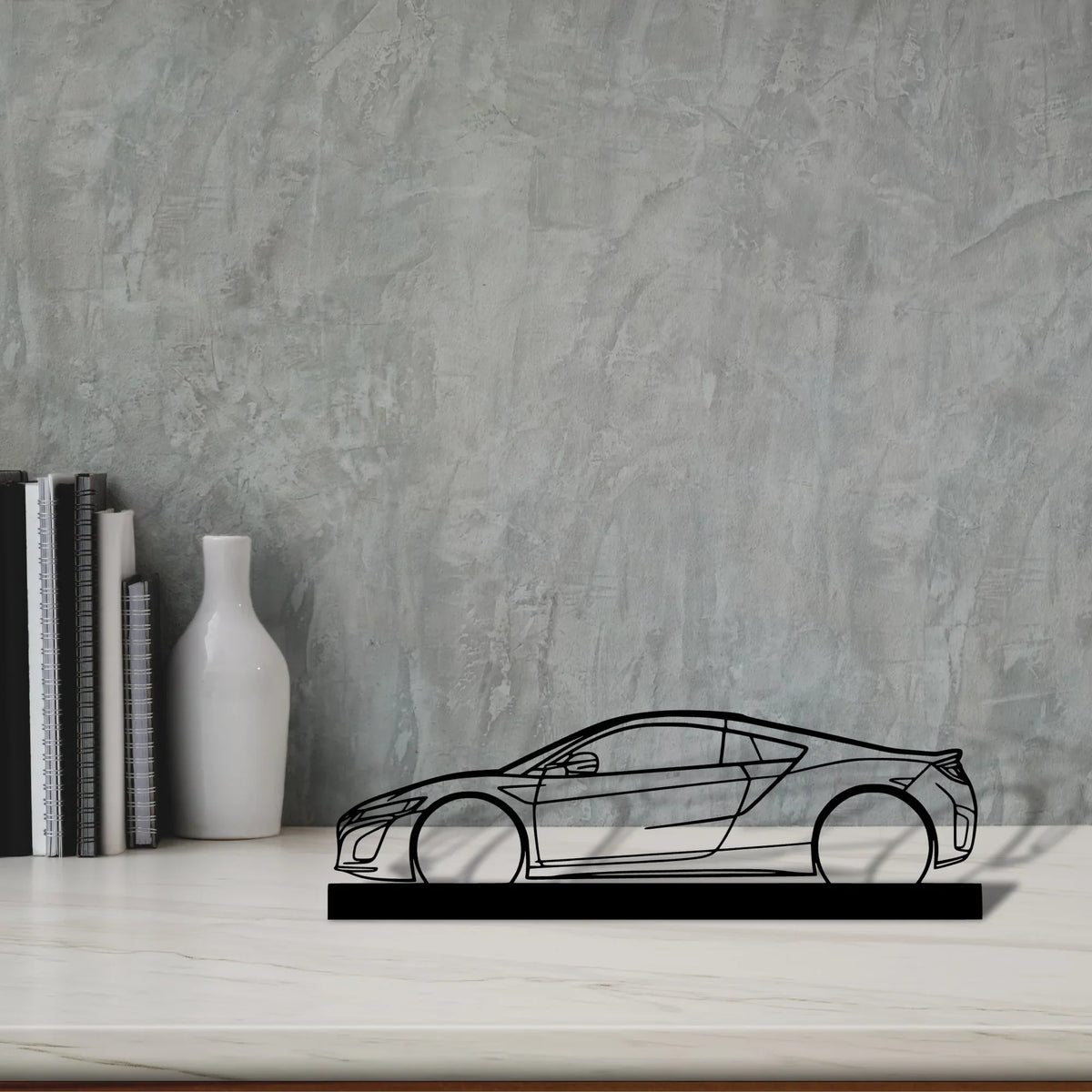 nsx Silhouette Metal Art Stand - Tinvibe