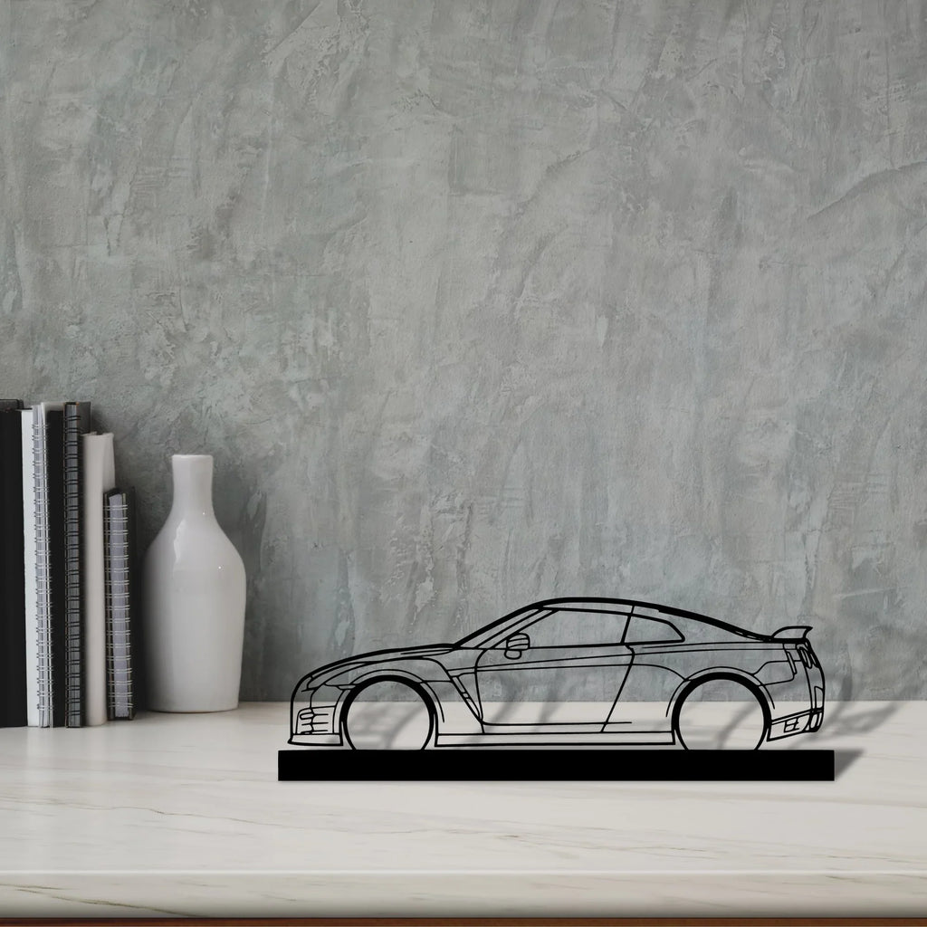 r35-gtr-2012 Silhouette Metal Art Stand - Tinvibe