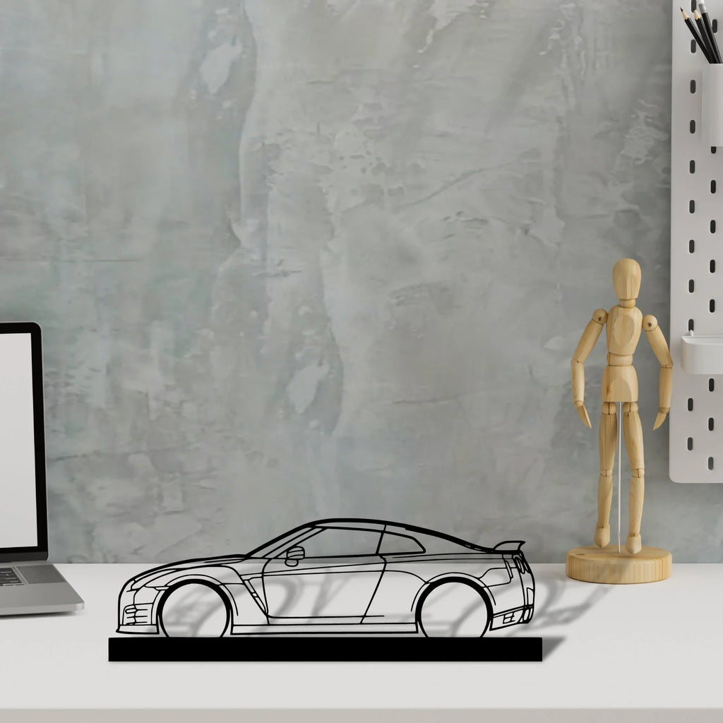 r35-gtr-2012 Silhouette Metal Art Stand - Tinvibe