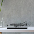 raf-f-4k-phantom-2 Silhouette Metal Art Stand - Tinvibe