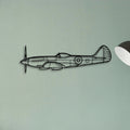 S 2T Classic Aircraft Silhouette Metal Wall Art - Tinvibe