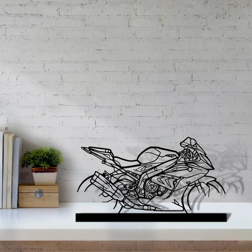 s1000rr Silhouette Metal Art Stand - Tinvibe
