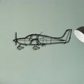 Tempest Mk V Classic Aircraft Silhouette Metal Wall Art - Tinvibe