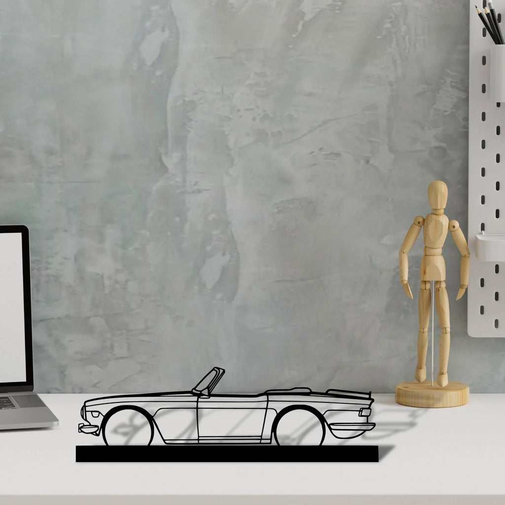 tr6-1974 Silhouette Metal Art Stand - Tinvibe