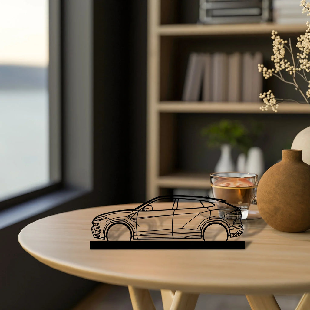 urus Silhouette Metal Art Stand - Tinvibe