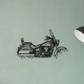 V Star 1300 Tourer Classic Motorcycle Silhouette Metal Wall Art - Tinvibe