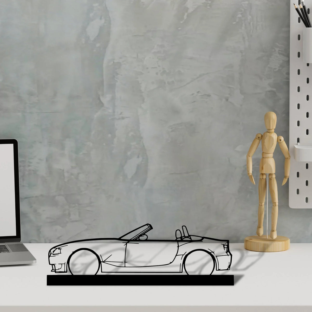 z4m-roadster-e85 Silhouette Metal Art Stand - Tinvibe